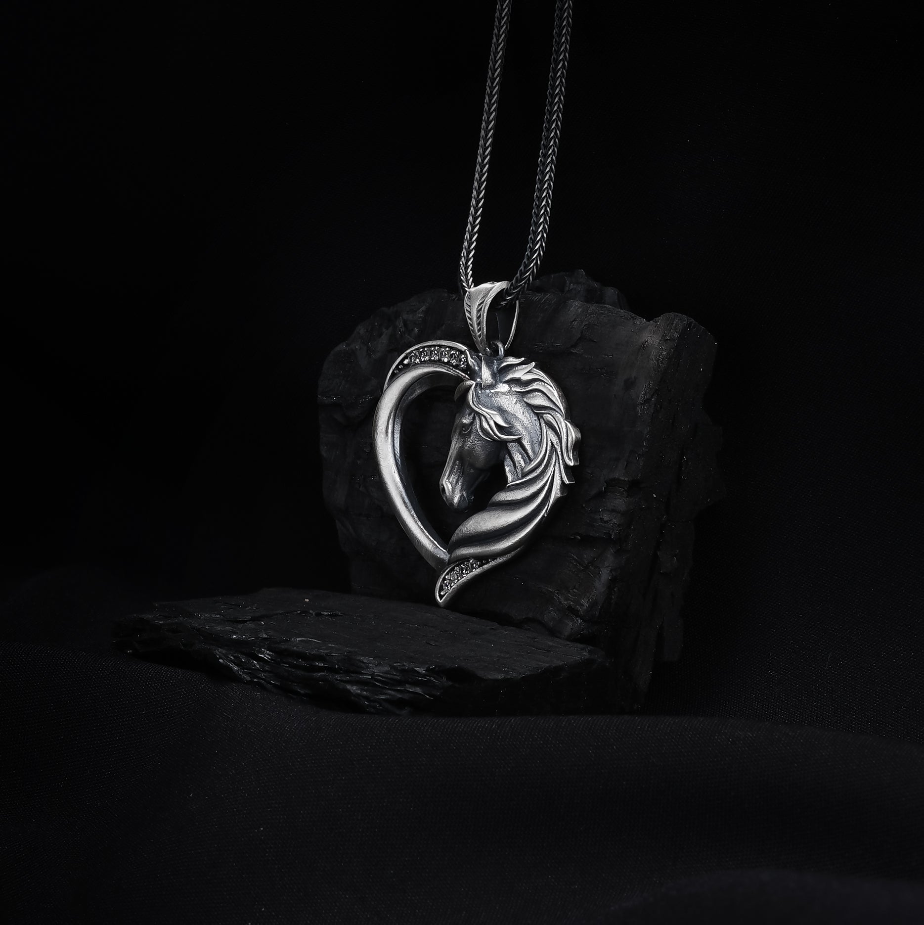 Horse Heart Pendant